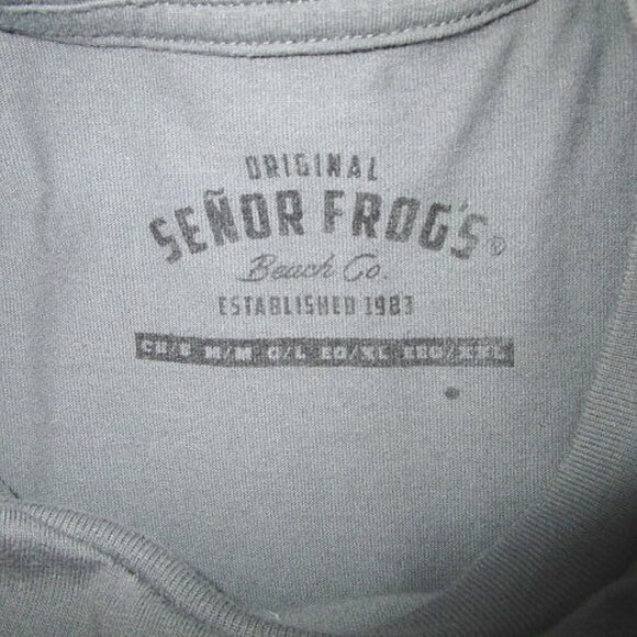 Señor Frogs SURF LIFE Graphic Size L T-SHIRT Mazatlan Mexico PARTY Bar BEACH - Picture 8 of 12